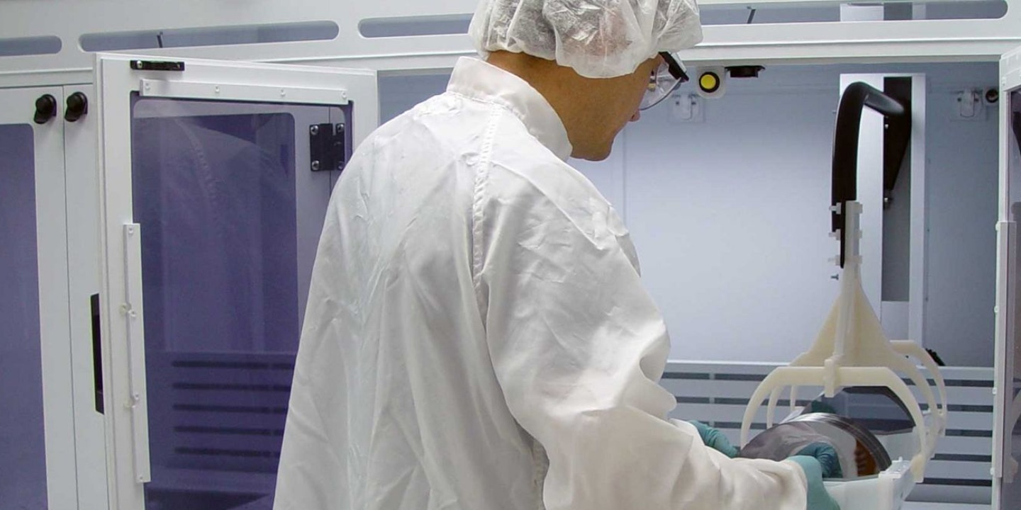 Operator Loading Wafers