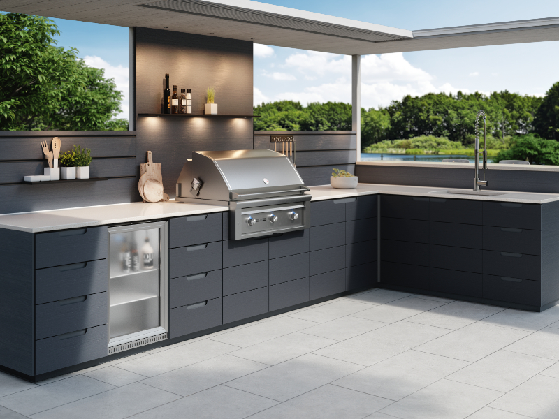 polygrain outdoor kitchen cabinets